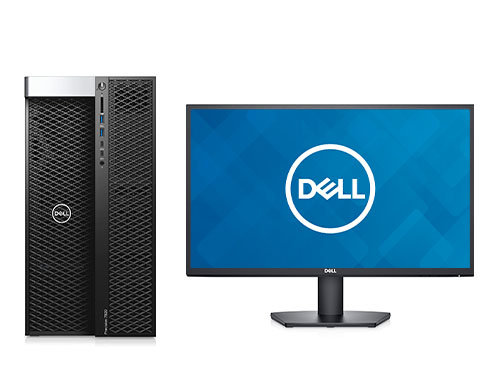 戴尔T7920 塔式工作站（至强铜牌 3206R, 1.9GHz, 8核, 8线程丨64GB, DDR4 内存丨512GB 固态+4TB, 7.2K 机械硬盘丨NVIDIA T600, 4G独显丨戴尔23.8英寸显示器）