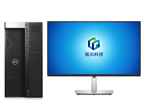 Dell Precision T7920 塔式工作站（2颗*至强金牌 6240R, 2.4GHz, 24核丨128GB, DDR4 内存丨2TB 固态+4TB 机械硬盘丨RTX6000, 24GB显卡丨27寸显示器）