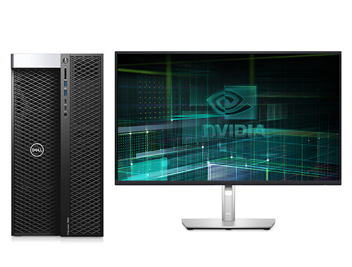 戴尔T7920 高主频多核心GPU计算工作站（2颗*至强金牌 6250, 3.9GHz, 8核丨768GB, ECC 内存丨2块*2TB, 固态+8TB 机械硬盘丨Quadro GV100, 32GB显卡丨27寸显示器）