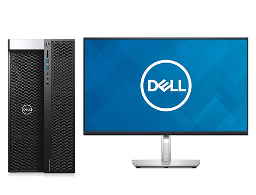 戴尔T7920 高性能计算工作站（2颗*至强铂金 8268, 2.9GHz, 24核, 48线程丨512GB, DDR4 内存丨4TB 固态+8TB 硬盘丨NVIDIA RTX A6000, 48GB显卡丨27寸显示器）