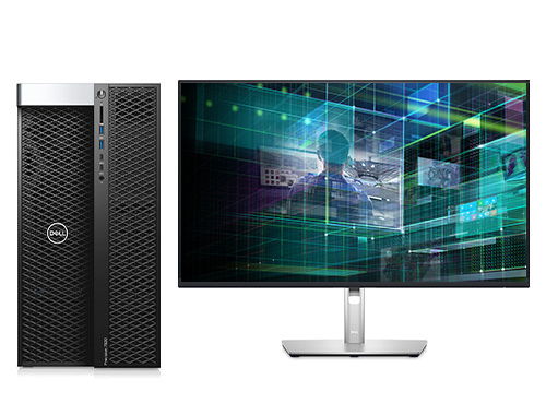 戴尔T7920 高性能运算超级工作站（2颗*英特尔至强铂金 8280, 2.7GHz, 28核丨1.5TB, DDR4 内存丨8TB NVMe 固态硬盘丨2块*NVIDIA GV100, 32GB显卡丨27寸显示器）