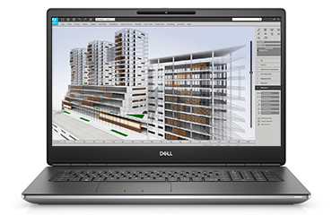 Precision 7760 移动工作站（英特尔酷睿 i7-11800H, 8核, 16线程丨32GB DDR4 内存丨1TB PCIe 固态硬盘丨RTX 3080, 16GB显卡丨17.3英寸 高清屏丨3年保修）
