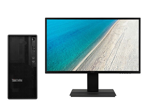 联想ThinkStation K 图形工作站（英特尔酷睿 i7-12700，12核丨64GB DDR4 内存丨 1TB 固态+2TB 机械硬盘丨NVIDIA T1000 8GB显卡丨27英寸显示器 ）