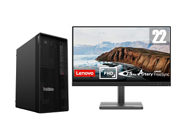 联想ThinkStation P340 图形工作站（英特尔酷睿i5-10500，6核丨16GB DDR4 内存丨512GB M.2 固态硬盘丨NVIDIA T600 4GB 显卡丨21.5英寸显示器 ）