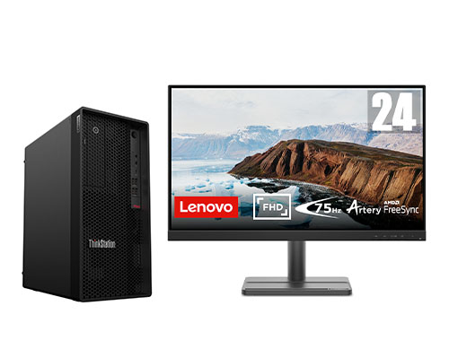 联想ThinkStation P340 工作站（英特尔酷睿i7-10700，8核丨64GB DDR4 内存丨512GB 固态+2TB 机械硬盘丨NVIDIA T1000 8GB显卡丨23.8英寸显示器）