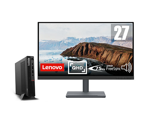 联想ThinkStation P360 Tiny 超小机箱工作站（英特尔酷睿 i7-12700，12核丨32GB DDR5 内存丨512GB 固态硬盘丨NVIDIA T600 4GB显卡丨27英寸显示器）