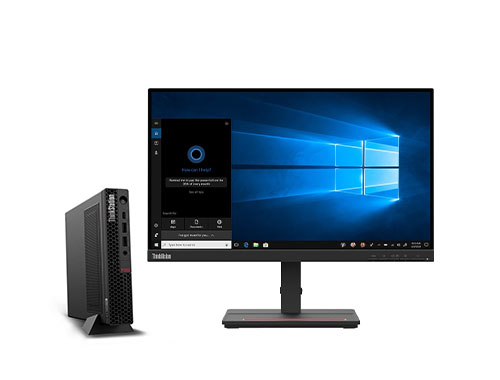 联想ThinkStation P360 Tiny 超小机箱工作站（英特尔酷睿i5-12600, 6核丨16GB DDR5 内存丨512GB 固态硬盘丨NVIDIA T400 4GB显卡丨23.8寸显示器）