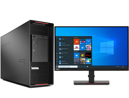 联想ThinkStation P920 工作站（英特尔至强金牌 5218, 16核丨64GB DDR4 内存丨1TB PCIe 固态硬盘丨NVIDIA T1000 8GB显卡丨23.8英寸 2K显示器）