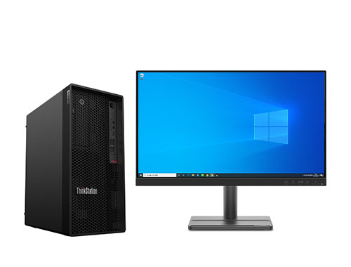 联想ThinkStation P340 塔式工作站（英特尔酷睿i5-10500，6核丨16GB DDR4 内存丨1TB SATA 机械硬盘丨NVIDIA T400 2GB显卡丨联想21.5英寸显示器）