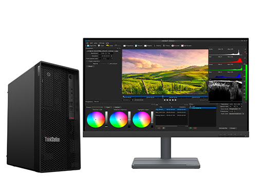 联想ThinkStation P340 视频编辑工作站（英特尔至强 W-1270, 8核丨64GB DDR4 内存丨512GB 固态+2TB 机械硬盘丨 GTX 1660 6GB显卡丨27英寸显示器）