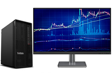 金融数据分析电脑  联想P350工作站（英特尔酷睿 i7-11700K, 8核丨32GB DDR4 内存丨512GB 固态+2TB 机械硬盘丨NVIDIA T400 4GB 显卡丨联想31.5英寸显示器）