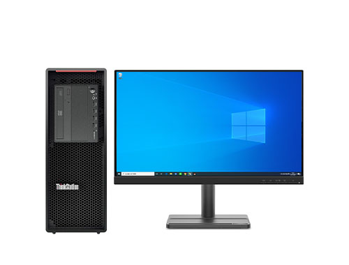 联想ThinkStation P520 工作站（英特尔至强 W-2223, 4核丨16GB DDR4 内存丨256GB 固态+1TB SATA 机械硬盘丨Quadro P400 2GB显卡丨21.5英寸）