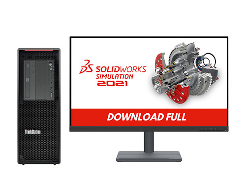SolidWorks电脑配置  联想P520工作站（英特尔至强 W-2275, 14核丨64GB DDR4 内存丨512GB 固态+2TB 机械硬盘丨RTX A2000 12GB显卡丨联想27英寸显示器）