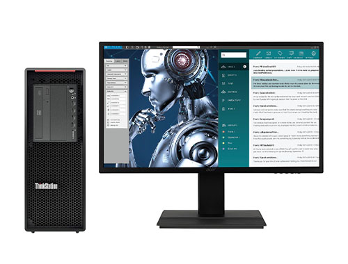 深度学习工作站计算机  联想P520工作站（英特尔至强 W-2275, 3.3GHz, 14核丨256GB DDR4 内存丨2TB 固态+4TB 机械硬盘丨RTX 3080 12GB显卡丨27英寸显示器）