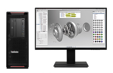 Keyshot渲染电脑  联想P720工作站（英特尔至强金牌 5220, 18核丨256GB DDR4 内存丨1TB M.2 固态+4TB 机械硬盘丨RTX A4000 16GB显卡丨27英寸显示器）
