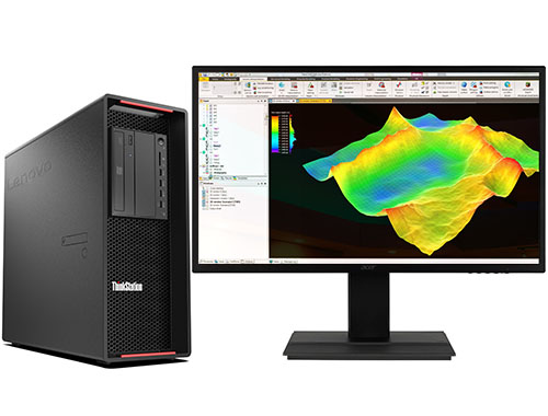 高性能仿真计算电脑  联想P720工作站（2颗*至强金牌 6256, 12核丨512GB DDR4 内存丨2TB 固态+8TB 机械硬盘丨NVIDIA RTX A6000 48GB显卡丨27英寸显示器）