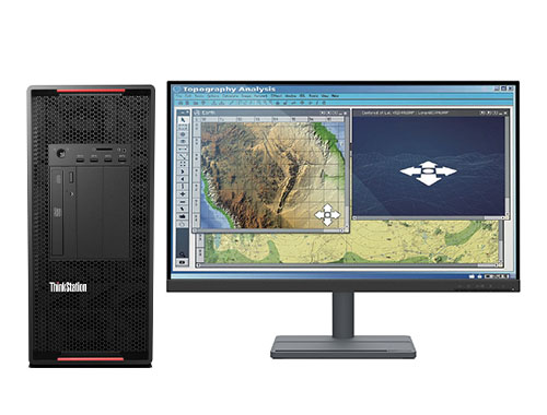 VR-GIS地理信息系统应用电脑 联想P920工作站（英特尔至强银牌 4214R, 12核丨64GB DDR4内存丨512GB 固态+4TB 机械硬盘丨NVIDIA T1000 8GB显卡丨27寸显示器）