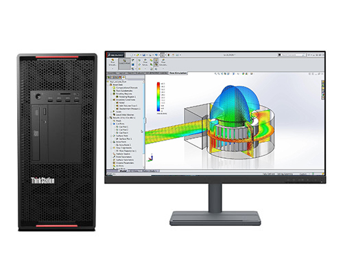 联想ThinkStation P920 仿真电脑工作站（2颗*英特尔至强金牌 5218, 16核丨256GB DDR4 内存丨1TB 固态+4TB机械硬盘丨RTX A4000 16GB显卡丨27寸显示器）