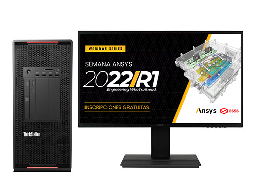 ANSYS电脑配置工作站 联想P920塔式工作站（2颗*英特尔至强金牌 6242R, 20核丨256GB DDR4 内存丨2TB 固态+8TB 机械硬盘丨RTX A2000 12GB显卡丨27寸显示器）