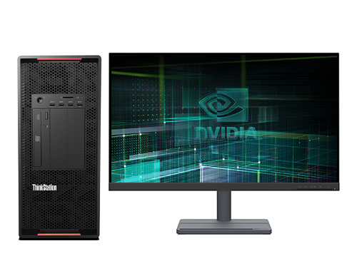 联想ThinkStation P920 GPU工作站（2颗*至强金牌 6256, 12核丨512GB DDR4内存丨2TB 固态+4TB 机械硬盘丨Quadro GV100 32GB 显卡丨27寸显示器）
