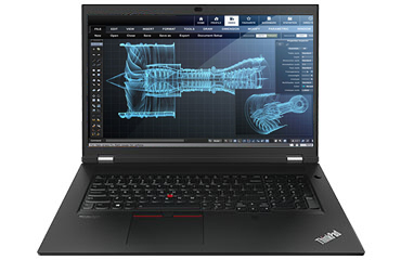 联想ThinkPad P17 移动工作站（英特尔酷睿 i7-11800H，8核丨16GB DDR4 内存丨512GB PCIe 固态硬盘丨NVIDIA T1200 4GB显卡丨17.3英寸高清屏）