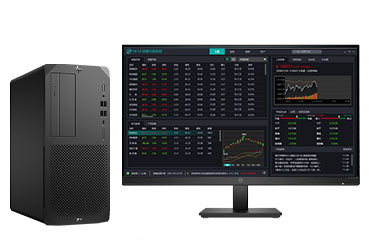 惠普HP Z1 G8 炒股台式机电脑（英特尔酷睿 i5-11600，2.8GHz，6核丨32GB DDR4 内存丨512GB 固态+2TB SATA 机械硬盘丨NVIDIA T600 4GB显卡丨27英寸显示器）