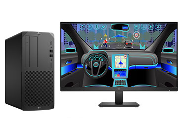 VR仿真实训工作站 惠普HP Z1 G8（英特尔酷睿 i7-11700，8核丨64GB DDR4-3200 内存丨512GB 固态+2TB 机械硬盘丨GeForce RTX 3070 8GB显卡丨27英寸显示器）