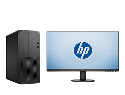 惠普HP Z1 G8 入门级塔式工作站（英特尔酷睿 i5-11500 处理器，6核丨16GB DDR4 内存丨2TB SATA 机械硬盘丨英特尔超核芯显卡 750丨DVD光驱丨3年保修丨23.8英寸显示器）