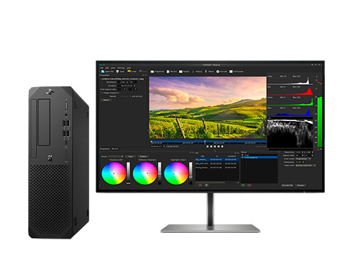 惠普HP Z2 G8 SFF 视频剪辑工作站（英特尔酷睿 i9-11900K，8核丨64GB DDR4-3200 内存丨1TB 固态+4TB 机械硬盘丨NVIDIA RTX 3000 6GB显卡丨27英寸 4K显示器）