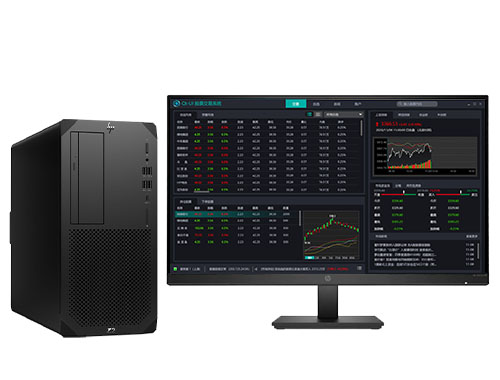 HP Z2 G9 Tower 炒股电脑配置工作站（英特尔酷睿 i5-12600K 处理器，3.7GHz，10核丨32GB DDR5-4800 内存丨1TB 固态硬盘丨NVIDIA T600 4GB显卡丨27英寸显示器）