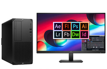 惠普HP Z2 G9 图形设计工作站（英特尔酷睿 i7-12700 处理器，12核丨32GB DDR5-4800 内存丨512GB 固态+2TB SATA 机械硬盘丨NVIDIA T1000 4GB显卡丨27英寸显示器）