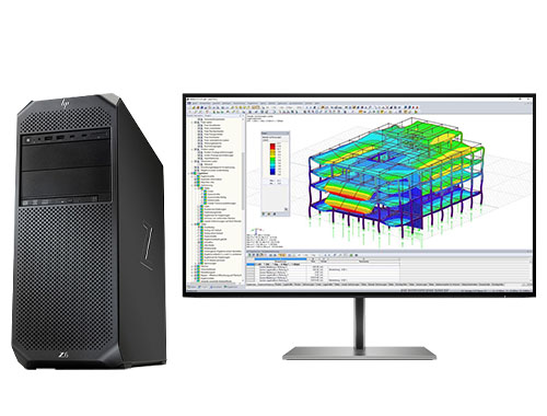 CAD工程制图电脑 HP Z6 G4 塔式工作站 （英特尔至强金牌 6226R，2.9GHz，16核丨64GB DDR4 ECC 内存丨1TB 固态+4TB SATA 机械硬盘丨NVIDIA T1000，8GB显卡）