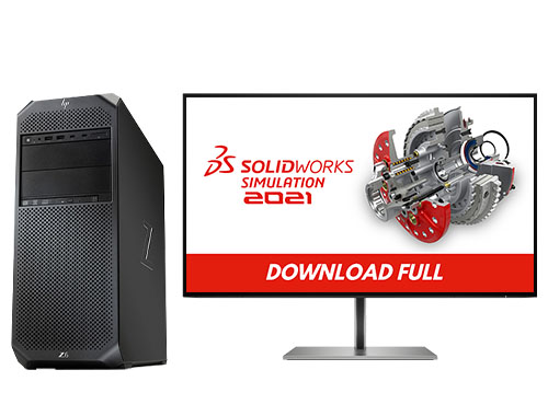 SolidWorks三维建模仿真电脑 HP Z6 G4 工作站 （2颗*至强银牌 4216，16核丨128GB DDR4 内存丨1TB 固态+4TB 机械硬盘丨RTX A2000，12GB显卡丨27寸显示器）