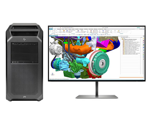 惠普HP Z8 G4 三维建模仿真工作站（英特尔至强金牌 6226R，16核丨128GB DDR4 ECC 内存丨1TB 固态硬盘+4TB 机械硬盘丨NVIDIA RTX A4000，16GB显卡丨27英寸显示器）