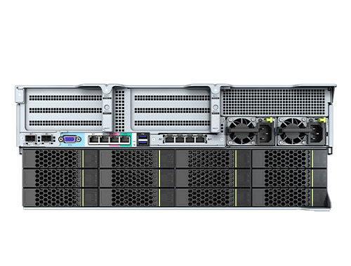 超聚变5288 V5机架式存储服务器（英特尔至强银牌4215R，3.2GHz，8核丨128GB DDR4 RDIMM 内存丨4块*480GB固态+24块*8TB-7.2K-SATA硬盘丨XR450C阵列卡丨三年保修）