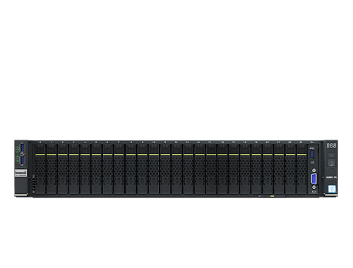 超聚变FusionServer 2488H V5 高性能服务器（2颗*英特尔至强铂金8276，28核丨1TB DDR4 ECC 内存丨4块*1.92TB固态+18块*2.4TB 10K SAS硬盘丨冗余电源丨三年保修）