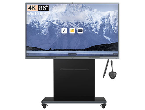 MAXHUB智能会议平板 V6经典版 C系列 CF86MA 86英寸会议平板-I5核显套装（单机+15核显+传屏器+智能笔+移动支架）