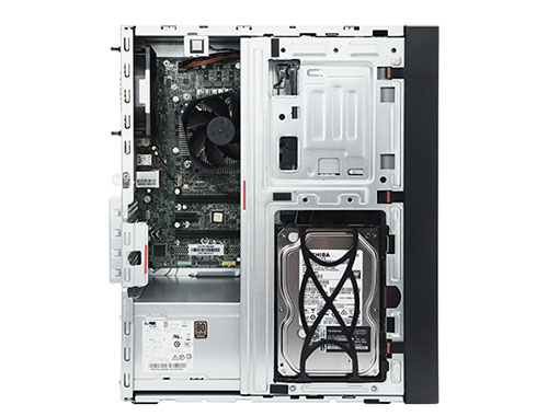 联想ThinkServer TS80X 塔式服务器（英特尔至强 E-2224G，3.5GHz，4核丨16GB DDR4 内存丨2块*2TB SATA 3.5英寸机械硬盘丨软RAID丨3年基本保修）
