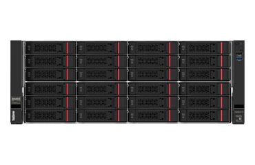 联想ThinkServer DN8848 V2 高密度存储服务器（2颗*英特尔至强银牌 4310，12核丨128GB DDR4 ECC 内存丨2块*960GB 固态+12块*6TB 7.2K SATA 硬盘丨三年保修）