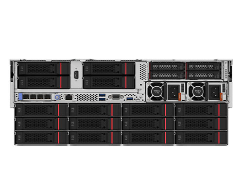 联想ThinkServer DN8848 V2 大容量数据存储服务器（2颗*英特尔至强金牌 5320, 26核丨256GB DDR4 内存丨4块*960GB 固态+30块*12TB 7.2K SATA 硬盘丨三年保修）