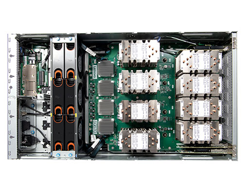 联想ThinkServer SG670 人工智能云计算服务器（2颗*英特尔至强白金 8260，24核丨1TB DDR4 内存丨8块*1.92TB 固态硬盘丨NVIDIA TESLA V100 SXM2 32GB*8张）