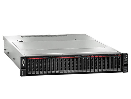 联想ThinkSystem SR650 机架式服务器（2颗*英特尔至强铂金 8260，24核丨512GB TruDDR4 内存丨4块*960GB 固态+6块*2.4TB 10K SAS 硬盘丨冗余电源丨三年保修）