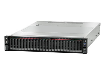 联想ThinkSystem SR655 数据分析服务器（AMD EPYC 7413，2.65GHz，24核丨128GB TruDDR4 内存丨5块*2.4TB 10K SAS 硬盘丨三年保修）