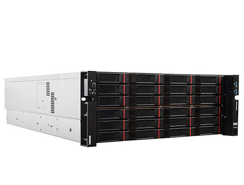 联想ThinkServer DN8836 云存储服务器（2颗*英特尔至强银牌 4214, 12核丨128GB DDR4 内存丨2块*480GB 固态+36块*12TB 7.2K SATA 硬盘丨930-16i丨三年保修）