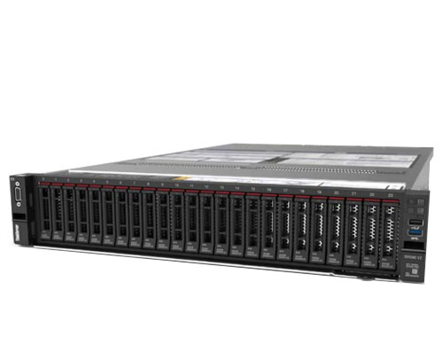 联想ThinkServer SR590 V2 企业ERP机架式服务器（英特尔至强银牌 4314，2.4GHz，16核丨64GB TruDDR4 内存丨4块*2.4TB 10K SAS 硬盘丨冗余电源丨三年保修）