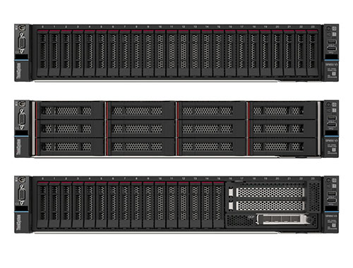 联想ThinkSystem SR650 V3 企业级机架式服务器（2颗*英特尔至强银牌 4410T，10核丨128GB TruDDR5 内存丨480GB 固态+4块*2.4TB 10K SAS 硬盘丨冗余电源丨三年保修）