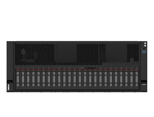 联想ThinkServer SR860P 高端4U机架式服务器（2颗*英特尔至强金牌 5218，2.3GHz，16C核丨128GB TruDDR4 内存丨4块*960GB SATA 固态硬盘丨三年保修）