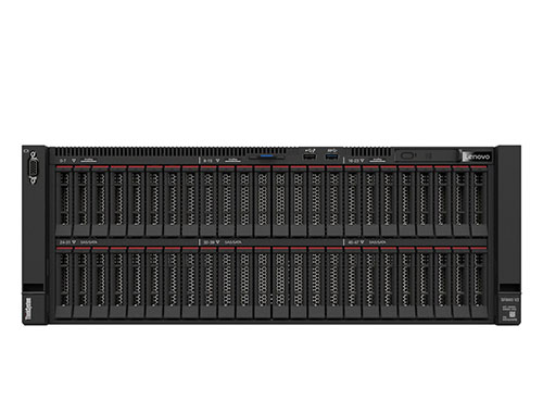 联想ThinkSystem SR860 V2 数据库缓存服务器（2颗*英特尔至强金牌 5320H，2.4GHz，20核丨256GB DDR4 ECC内存丨2块*960GB 固态+5块*2.4TB SAS 硬盘丨三年保修）