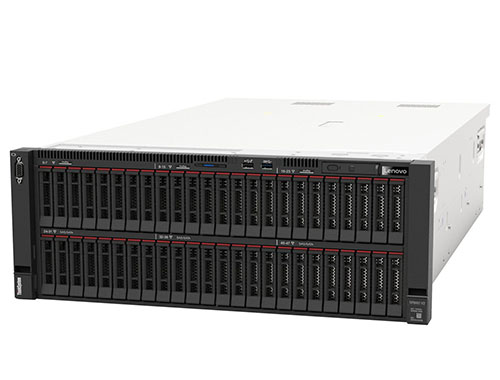 联想ThinkSystem SR860 V2 服务器（2颗*英特尔至强金牌 6348H，2.3GHz，24核丨1TB DDR4 ECC 内存丨4块*960GB 固态+16块*2.4TB 10K SAS 硬盘丨三年保修）