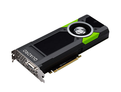 英伟达 NVIDIA Quadro P5000 16GB 视觉模拟仿真/AI深度学习专业级显卡
